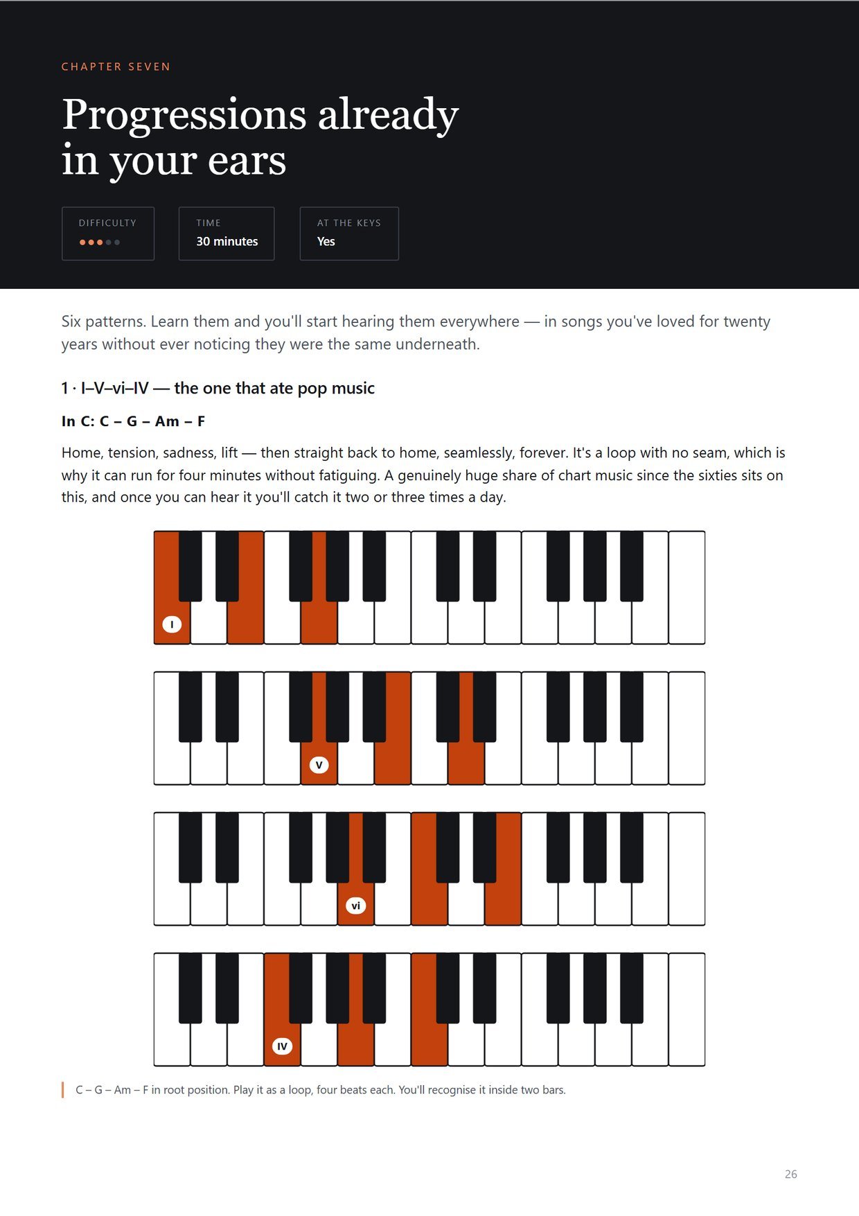 Page 26 — the progressions already in your ears